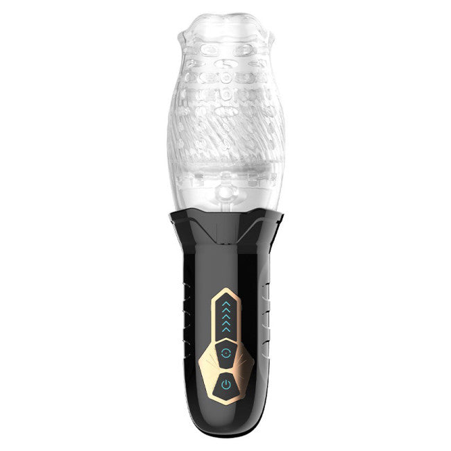 Rimba Toys Orgastobator 01 Male Masturbator Black & Transparent