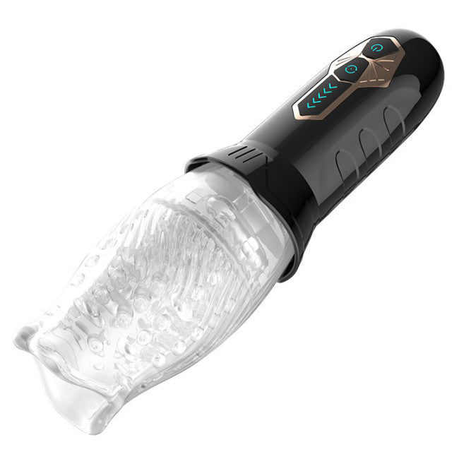Rimba Toys Orgastobator 01 Male Masturbator Black & Transparent