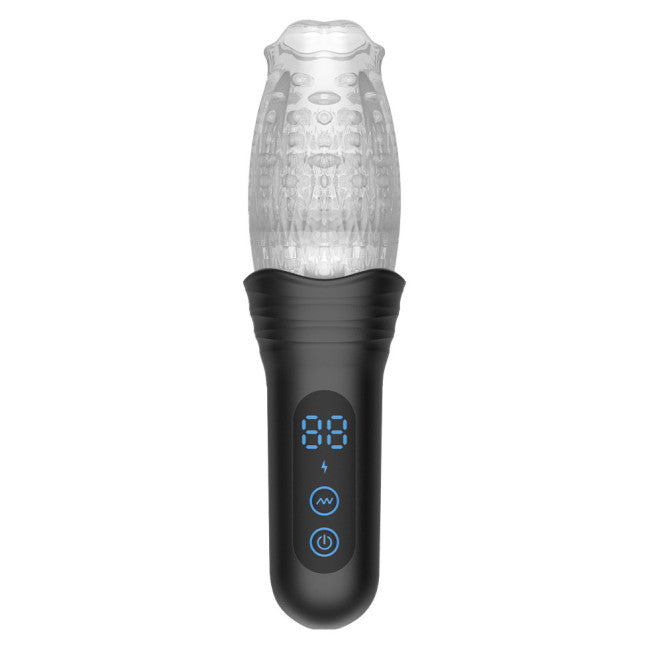 Rimba Toys Orgastobator 02 Male Masturbator Black & Transparent