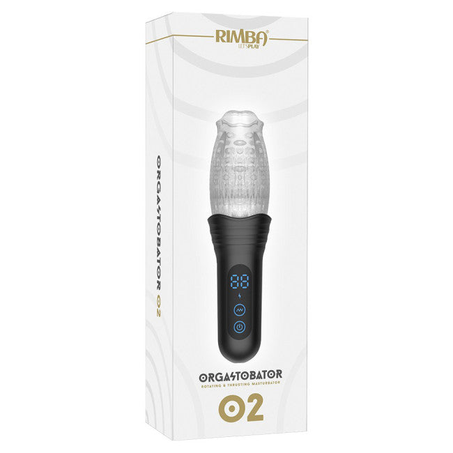 Rimba Toys Orgastobator 02 Male Masturbator Black & Transparent