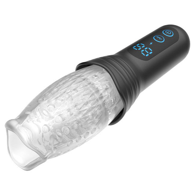 Rimba Toys Orgastobator 02 Male Masturbator Black & Transparent