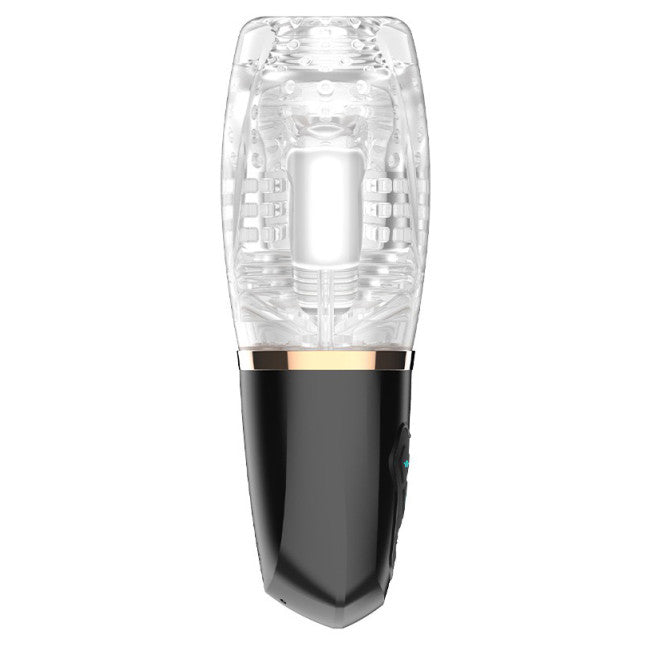 Rimba Toys Orgastobator 03 Male Masturbator Black & Transparent