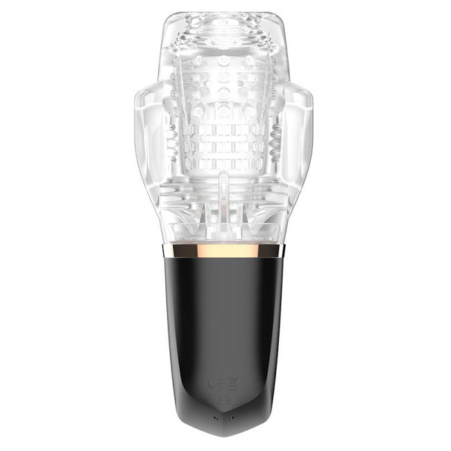 Rimba Toys Orgastobator 03 Male Masturbator Black & Transparent