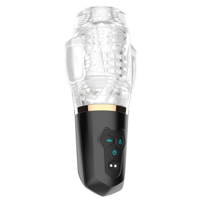Rimba Toys Orgastobator 03 Male Masturbator Black & Transparent