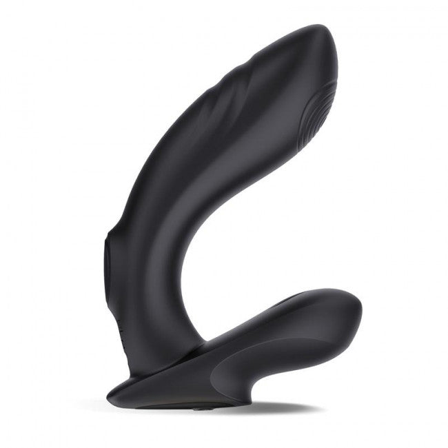 GOPower Ceres Prostatic Massager Vibrating and Tapping Remote Control Black