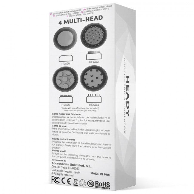 LateToBed Heady Stimulator Multi-Head Black