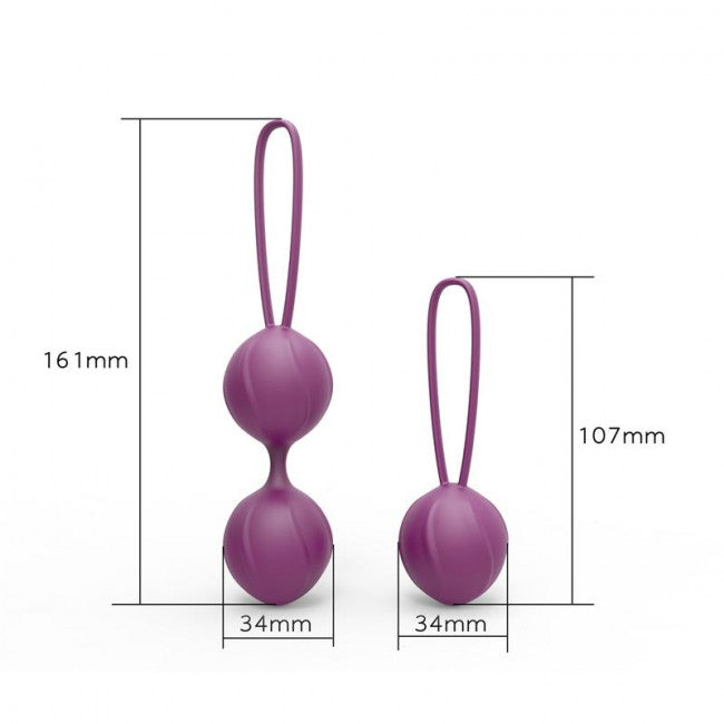 Engily Ross Kelly Kegel Balls Silicone Set Purple