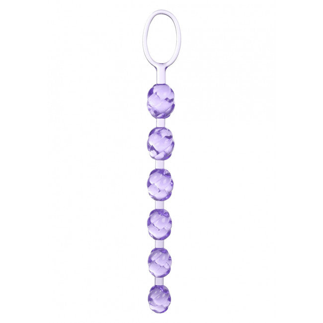CalExotics Swirl Pleasure Beads Purple