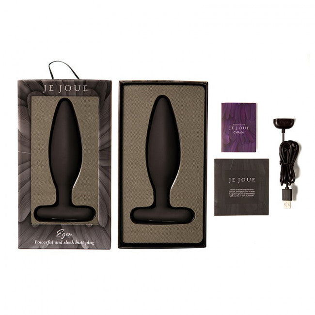 Je Joue Egon Butt Plug with Remote Control Black