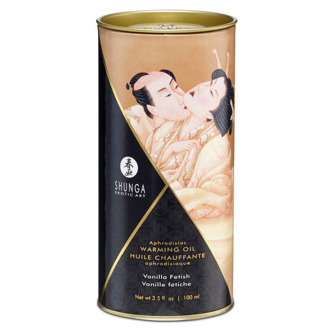Shunga Aphrodisiac Warming Oil Vanilla Fetish 100ml