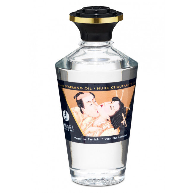 Shunga Aphrodisiac Warming Oil Vanilla Fetish 100ml