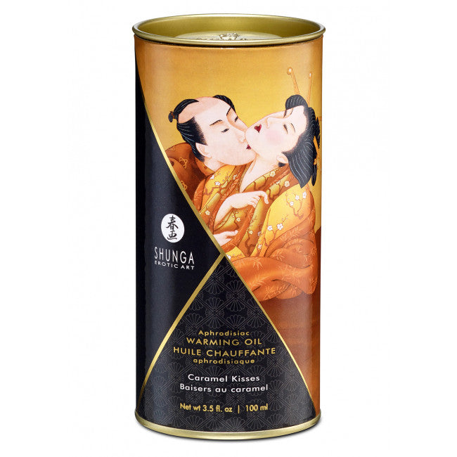 Shunga Aphrodisiac Warming Oil Caramel Kisses 100ml