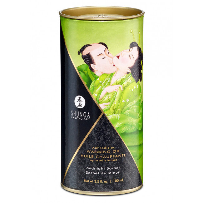 Shunga Aphrodisiac Warming Oil Midnight Sorbet 100ml