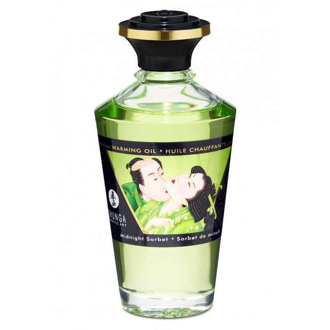 Shunga Aphrodisiac Warming Oil Midnight Sorbet 100ml