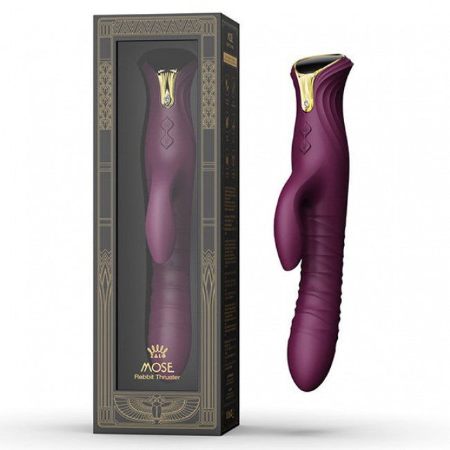 Zalo Mose Thrusting Rabbit Vibrator Purple