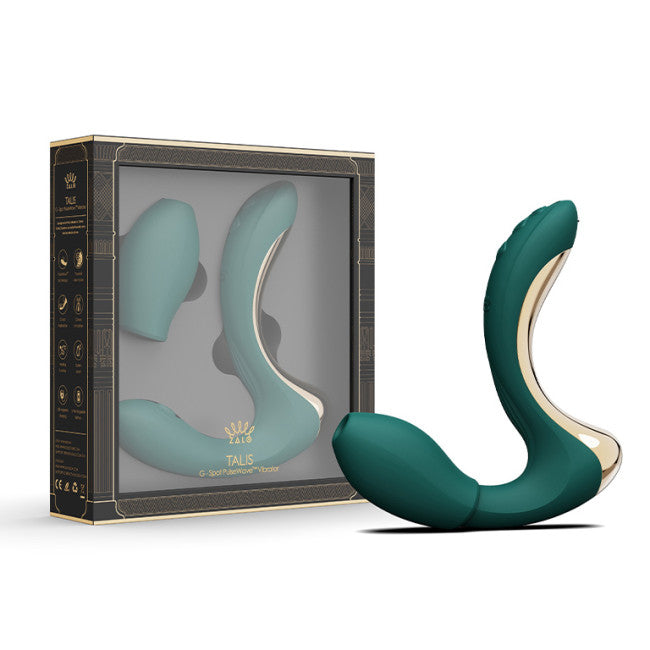 Zalo Talis G-Spot Pulsewave Vibrator Turquoise Green