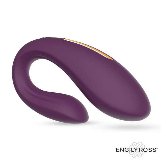 Engily Ross Divel Couples Toy with Remote Purple