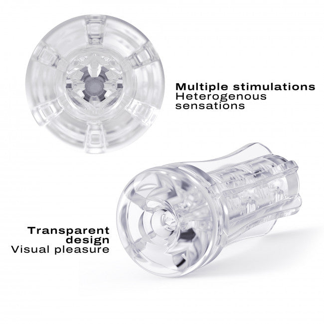 Dorcel Deep Blow Multi Sensation Sleeve for Masturbator Transparent