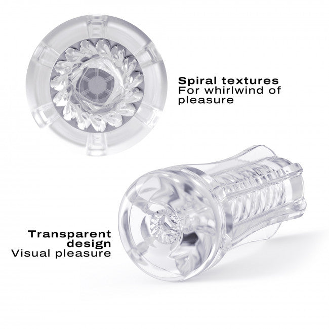Dorcel Deep Blow Tornado Sleeve for Masturbator Transparent