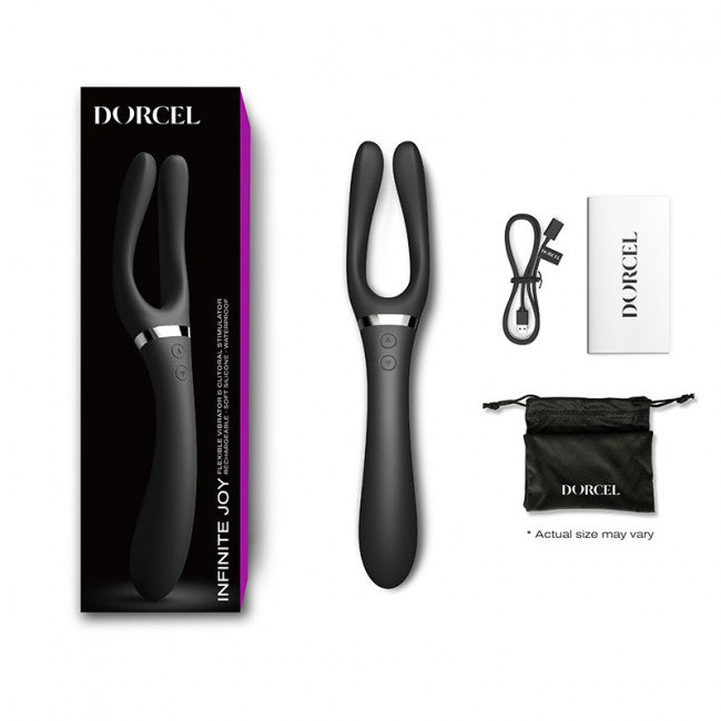 Dorcel Infinite Joy Multi Vibrator Black