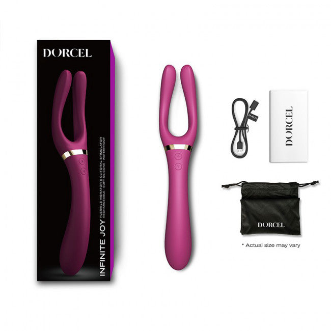Dorcel Infinite Joy Multi Vibrator Plum