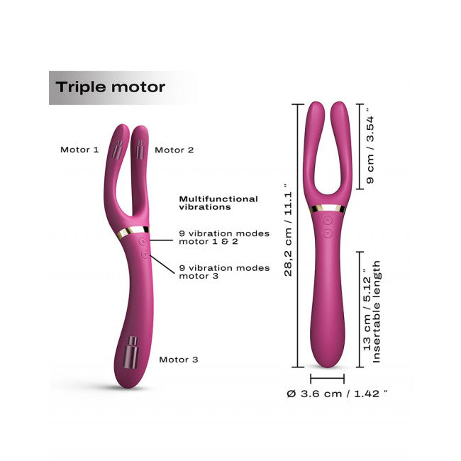 Dorcel Infinite Joy Multi Vibrator Plum