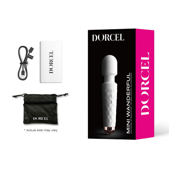 Dorcel Mini Wanderful Mini Wand Vibrator White