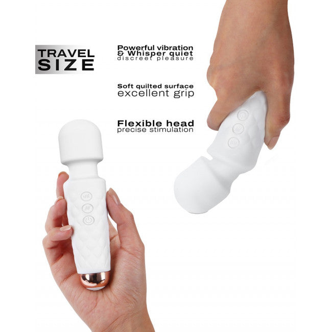Dorcel Mini Wanderful Mini Wand Vibrator White