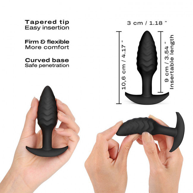 Dorcel Wavy Plug Butt Plug Black