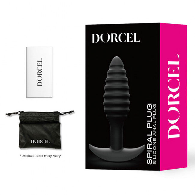 Dorcel Spiral Plug Butt Plug Black
