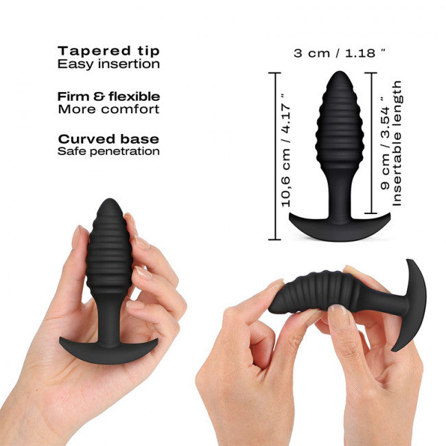 Dorcel Spiral Plug Butt Plug Black