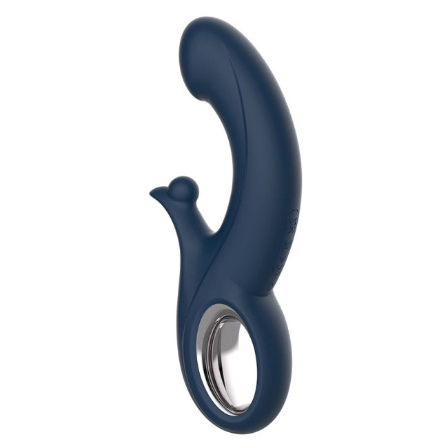 Chisa Kissen Fury Double Vibration + Stimulation with Power Boost Blue