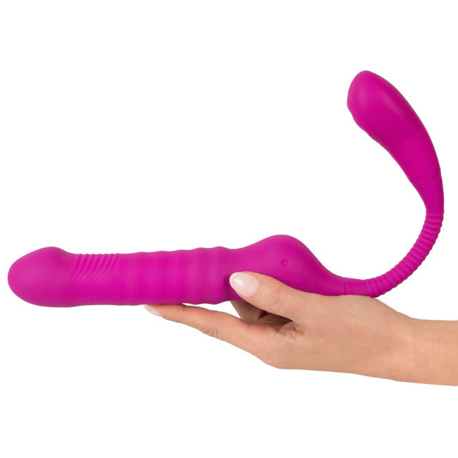 Javida 3 Function Vibrator with Bendable Arm Purple