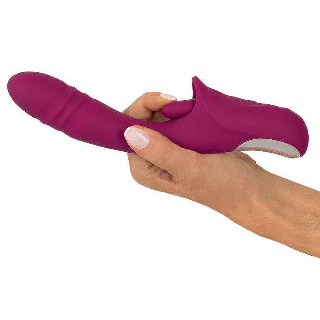 Javida Licking & Thrusting Vibrator Purple