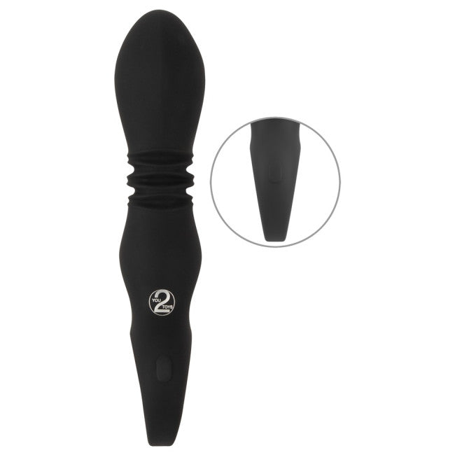 Eternal Strong Thrusting Vibrator Black