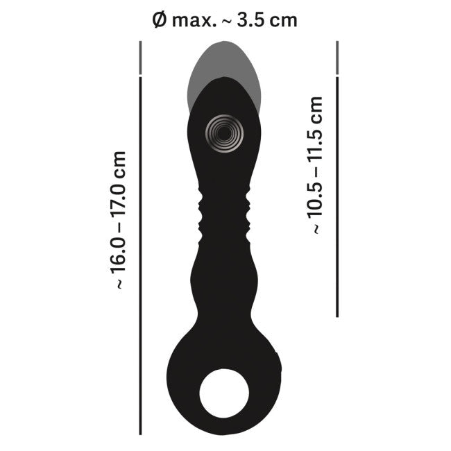 Eternal Strong Thrusting Vibrator Black