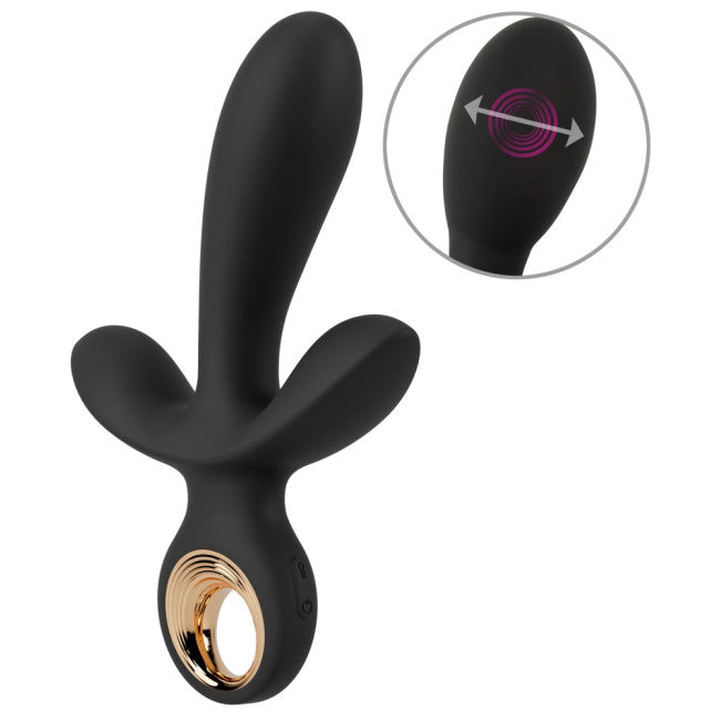 Eternal Inflatable Triple Vibrator Black