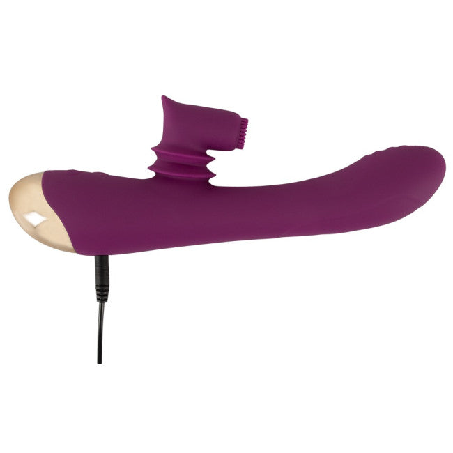 Javida 2 Function Vibrator Vibration & Moving Purple