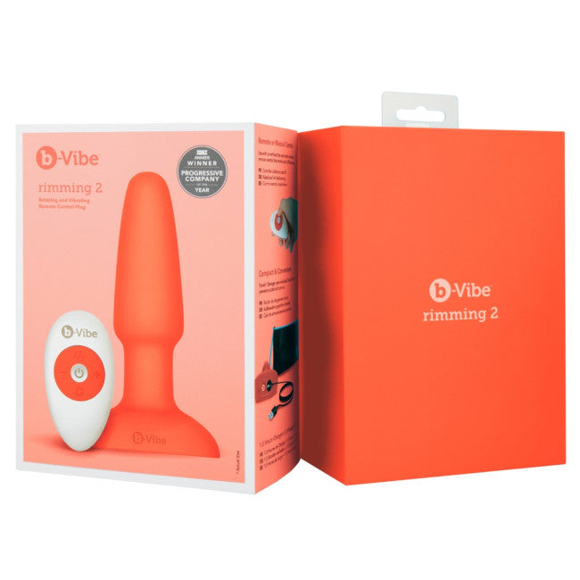 b-Vibe Rimming Plug 2 Orange
