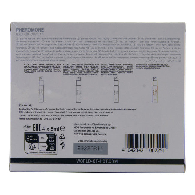 HOT Pheromone Eau de Parfum Tester-Box LMTD Women 4x5ml