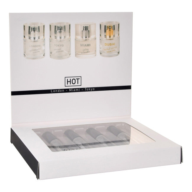 HOT Pheromone Eau de Parfum Tester-Box LMTD Women 4x5ml