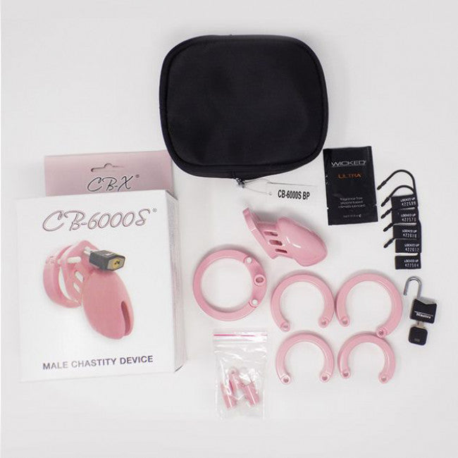 CB-X CB6000S Male Chastity Device Pink