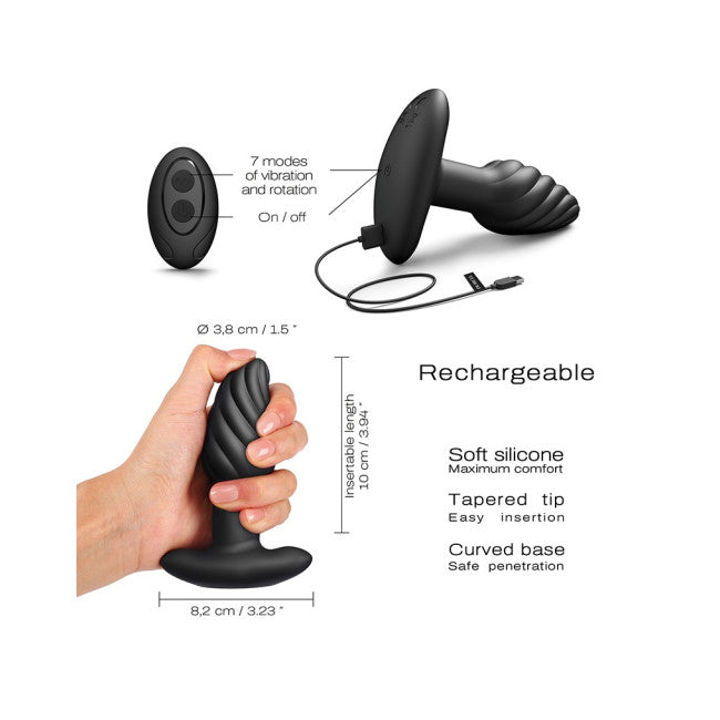 Dorcel Spin Plug Black