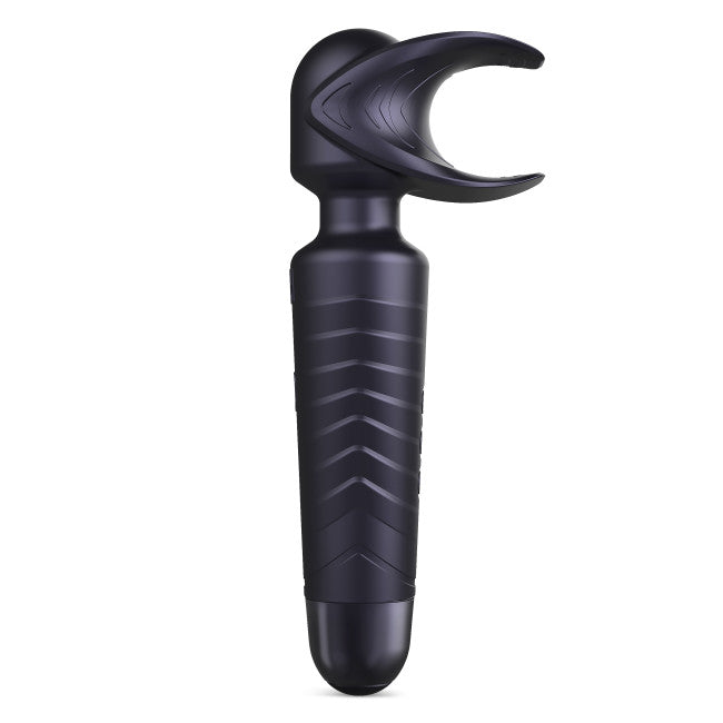 MAN.WAND EVO Rechargeable Masturbator Black Plum