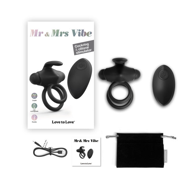 Love To Love Mr & Mrs Vibe Black Onyx