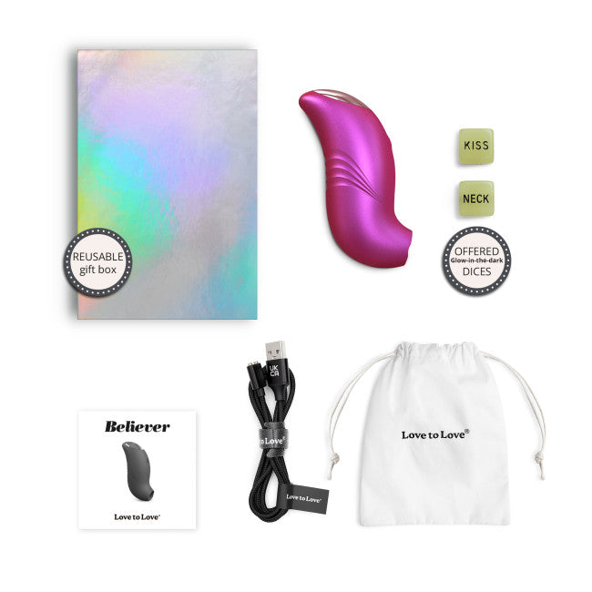 Love To Love Believer Iridescent Berry
