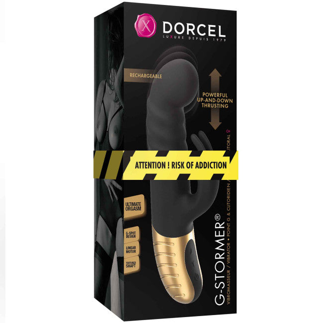 Dorcel G-Stormer Rechargeable Rabbit Black