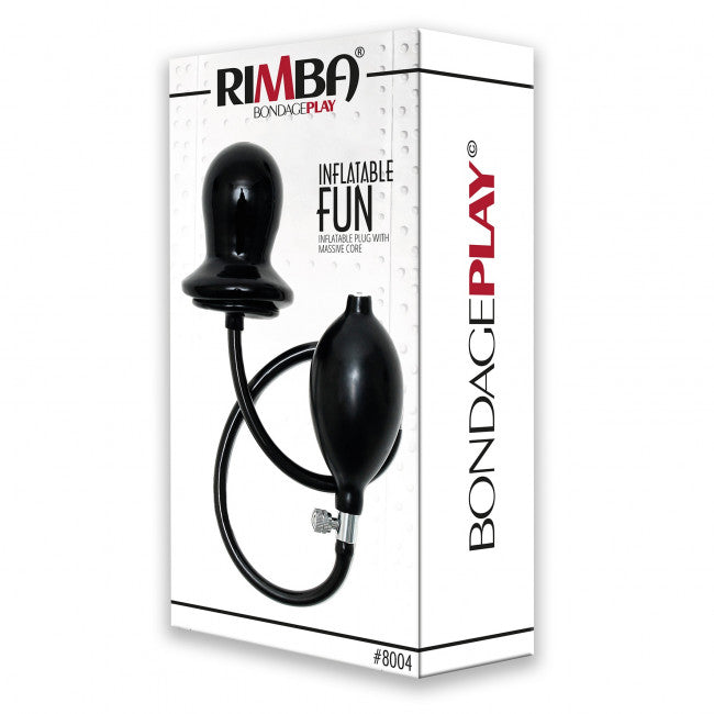 Rimba Inflatable Plug with Massive Core Black