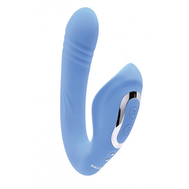 Evolved Tap and Trust Vibrator Light Blue