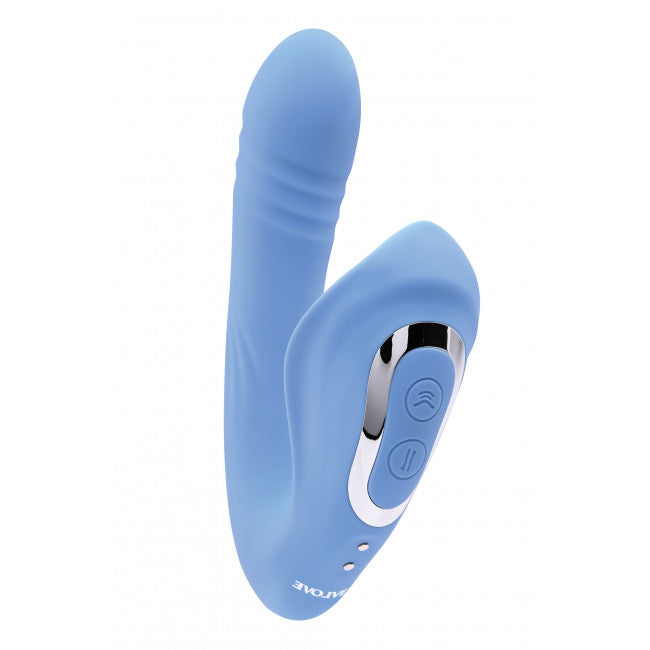 Evolved Tap and Trust Vibrator Light Blue